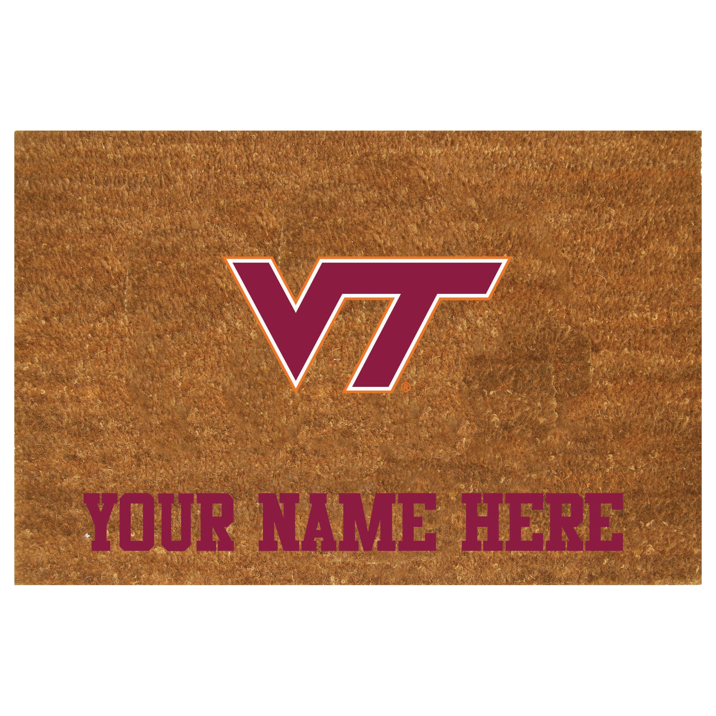 Personalized Doormat | Virginia Tech Hokies