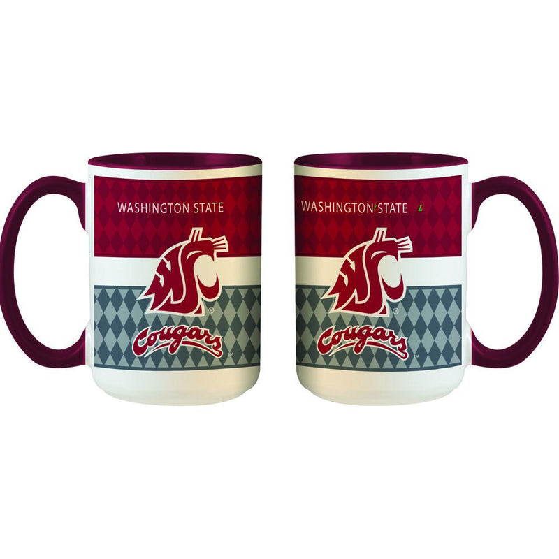Inner Stripe Mug 15oz. Wht  WA St
COL, OldProduct, WAS, Washington State Cougars
The Memory Company