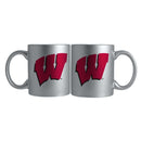 11oz. Silver Mug | WISCONSIN COL, OldProduct, WIS, Wisconsin Badgers 687746195575 $11.5