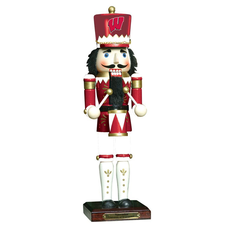 14in Nutcracker 6th Ed - University of Wisconsin COL, Holiday_category_All, OldProduct, WIS, Wisconsin Badgers 687746452463 $30