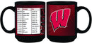11oz Black Schedule Mug | University of Wisconsin COL, OldProduct, WIS, Wisconsin Badgers 687746087351 $11