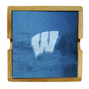 Slate Sq Coaster Set  UNIV OF WISCONSIN
COL, CurrentProduct, Home&Office_category_All, WIS, Wisconsin Badgers
The Memory Company