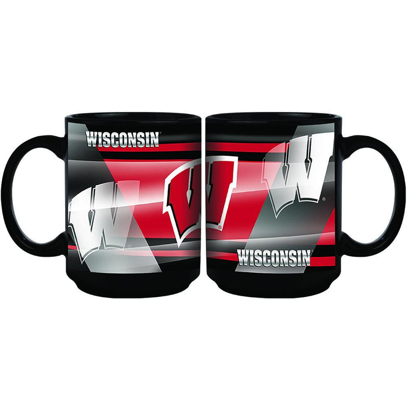 15oz Inner Color Shadow Mug Wisconsin COL, OldProduct, WIS, Wisconsin Badgers 888966987517 $14