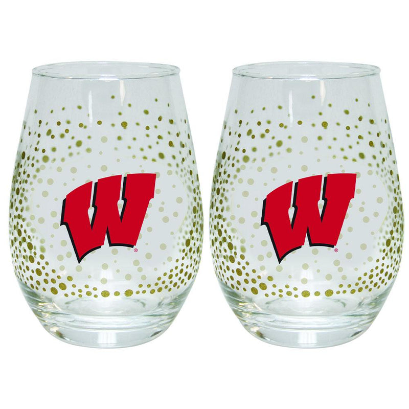 2 Pack Glitter Stemless Wine Tumbler | WISCONSIN
COL, OldProduct, WIS, Wisconsin Badgers
The Memory Company