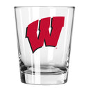 15oz Glass Tumbler | Wisconsin Badgers COL, CurrentProduct, Drinkware_category_All, WIS, Wisconsin Badgers 888966938120 $11