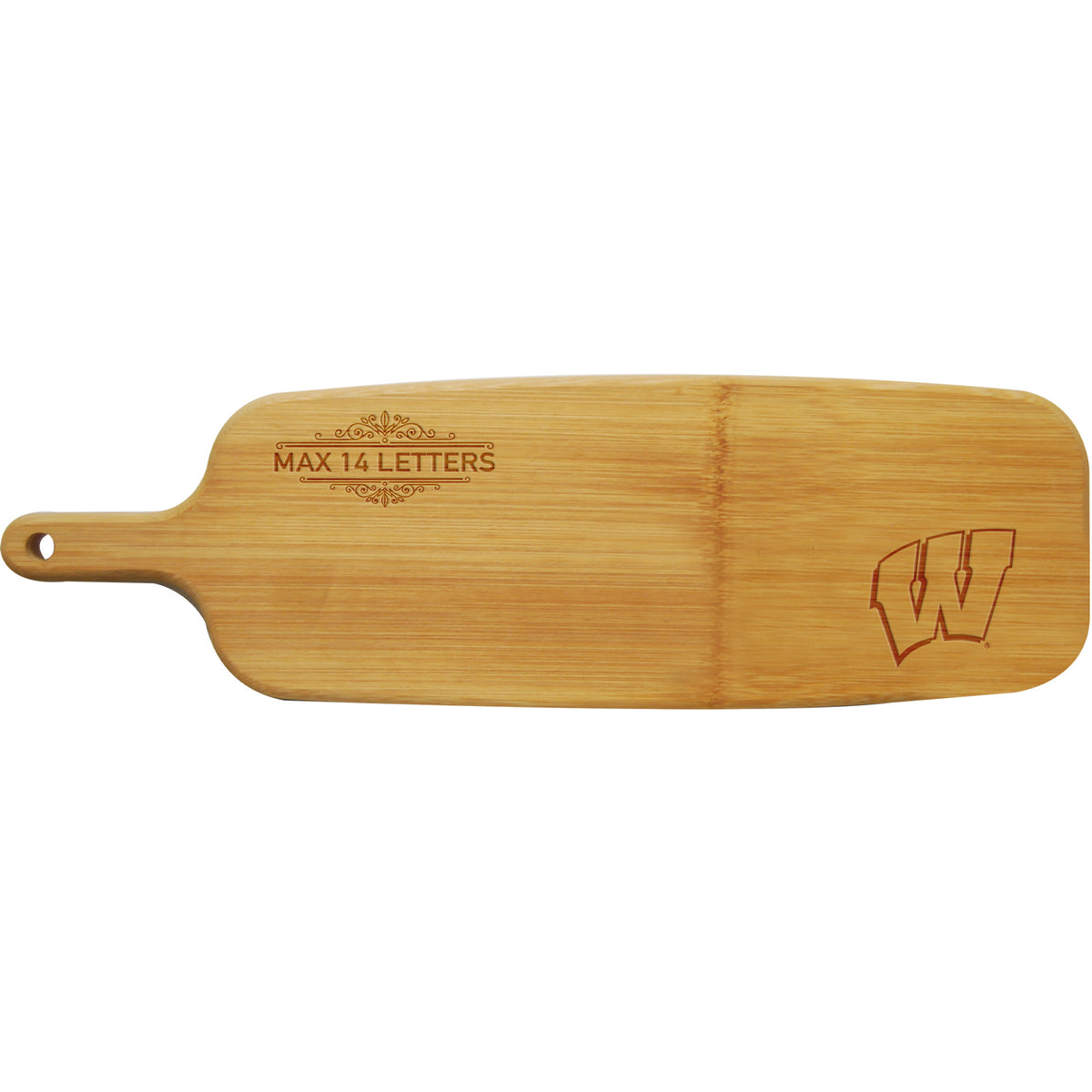 Personalized Bamboo Paddle Cutting & Serving Board | Wisconsin Badgers
COL, CurrentProduct, Home&Office_category_All, Home&Office_category_Kitchen, Personalized_Personalized, WIS, Wisconsin Badgers
The Memory Company