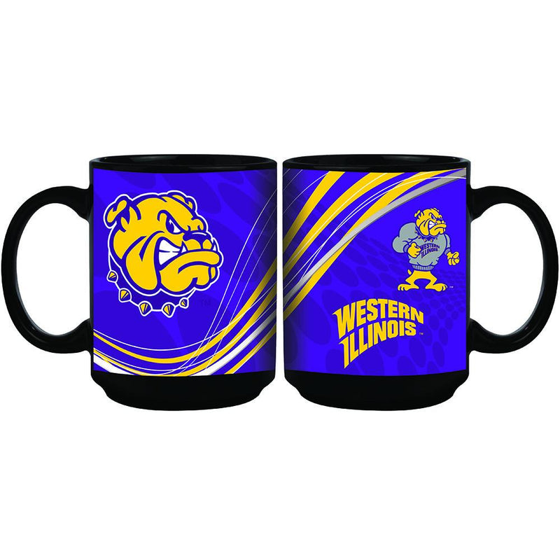 15oz Dynamic Style Mug | Western Illinois COL, CurrentProduct, Drinkware_category_All, WIU 888966592933 $12