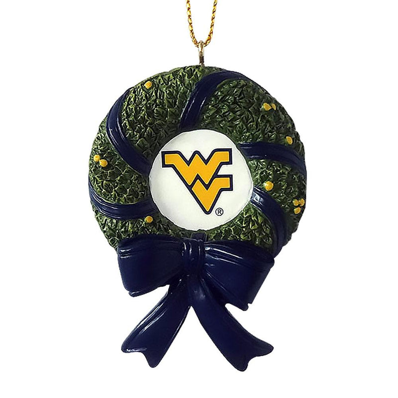 Wreath Ornament - West Virginia University
COL, OldProduct, West Virginia Mountaineers, WVI
The Memory Company