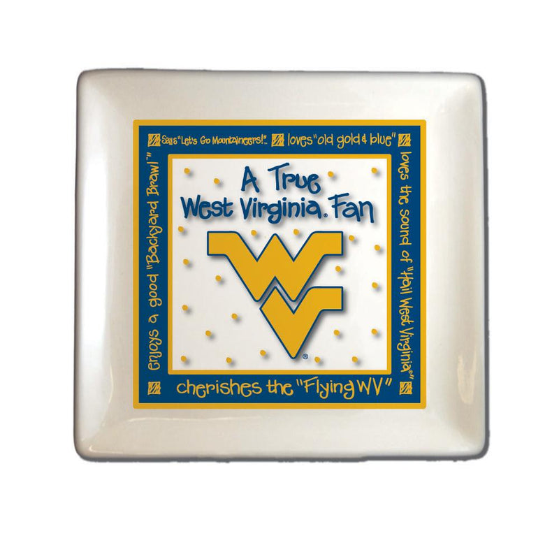 True Fan Square Plate - West Virginia University
COL, OldProduct, West Virginia Mountaineers, WVI
The Memory Company