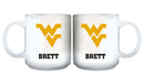 11oz White Personalized Ceramic Mug - West Virginia COL, CurrentProduct, Custom Drinkware, Drinkware_category_All, Gift Ideas, Personalization, Personalized_Personalized, West Virginia Mountaineers, WVI 194207465332 $20.11
