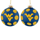 3" GLITTER DOT 2 Pack Ornament W Vir
COL, OldProduct, West Virginia Mountaineers, WVI
The Memory Company