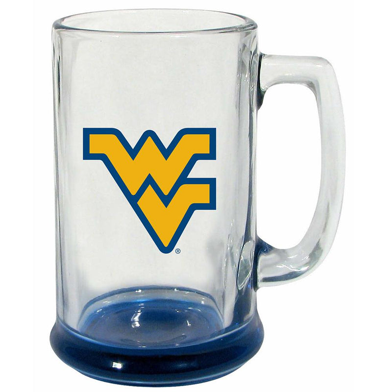 15oz Highlight Decal Glass Stein | West Virginia University COL, OldProduct, West Virginia Mountaineers, WVI 888966778085 $14