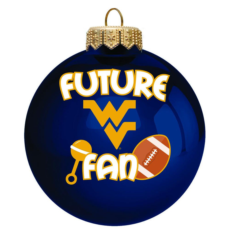 Future Fan Ball Ornament West Vir
COL, CurrentProduct, Holiday_category_All, Holiday_category_Ornaments, West Virginia Mountaineers, WVI
The Memory Company