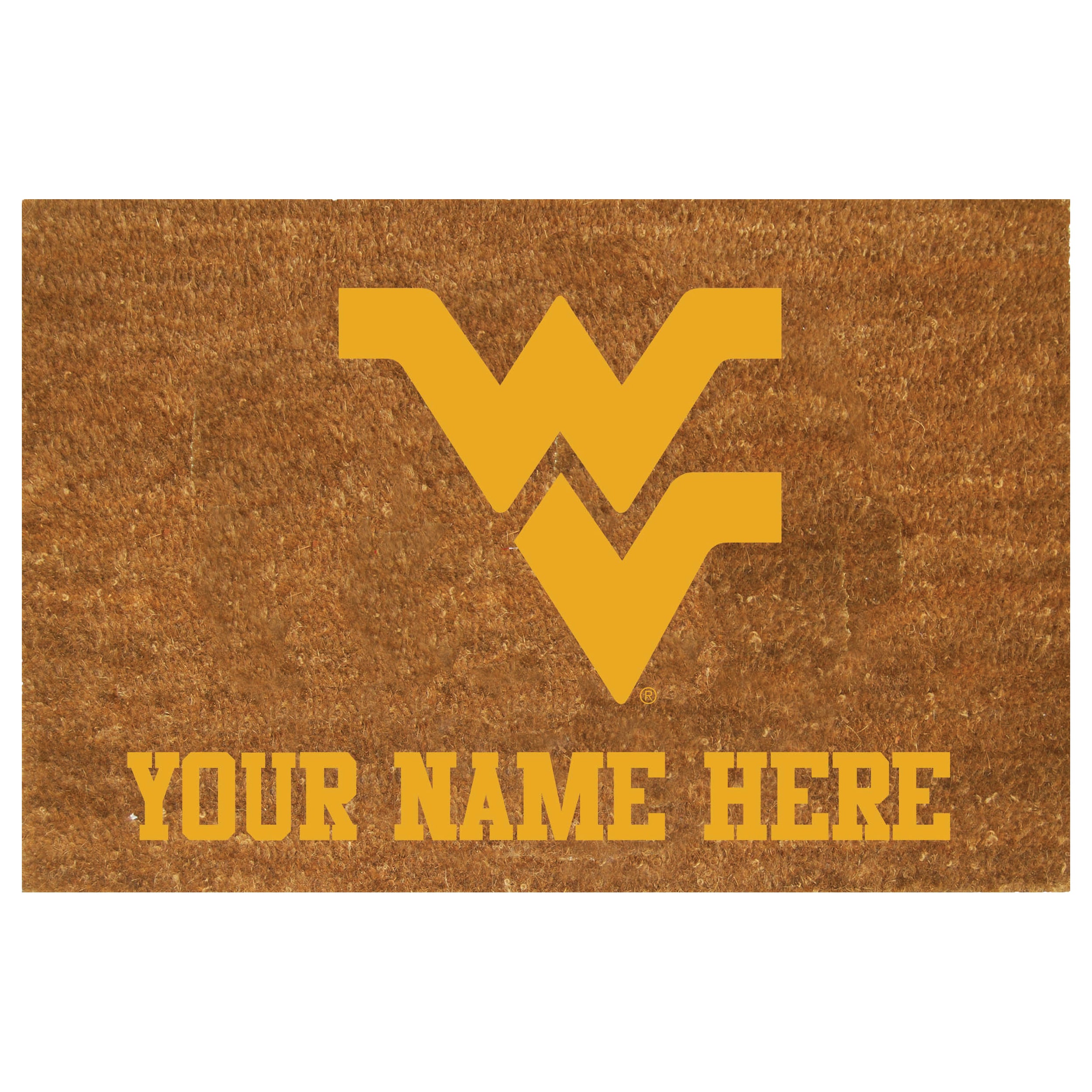 Personalized Doormat | West Virginia Mountaineers