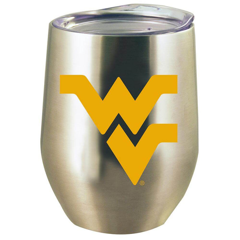 12oz Stainless Steel Stemless Tumbler w/Lid | West Virginia University COL, CurrentProduct, Drinkware_category_All, West Virginia Mountaineers, WVI 888966955653 $15.76