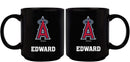 11oz Black Personalized Ceramic Mug CurrentProduct, Custom Drinkware, Drinkware_category_All, Gift Ideas, Los Angeles Angels, MLB, Personalization, Personalized_Personalized 194207373545 $20.11