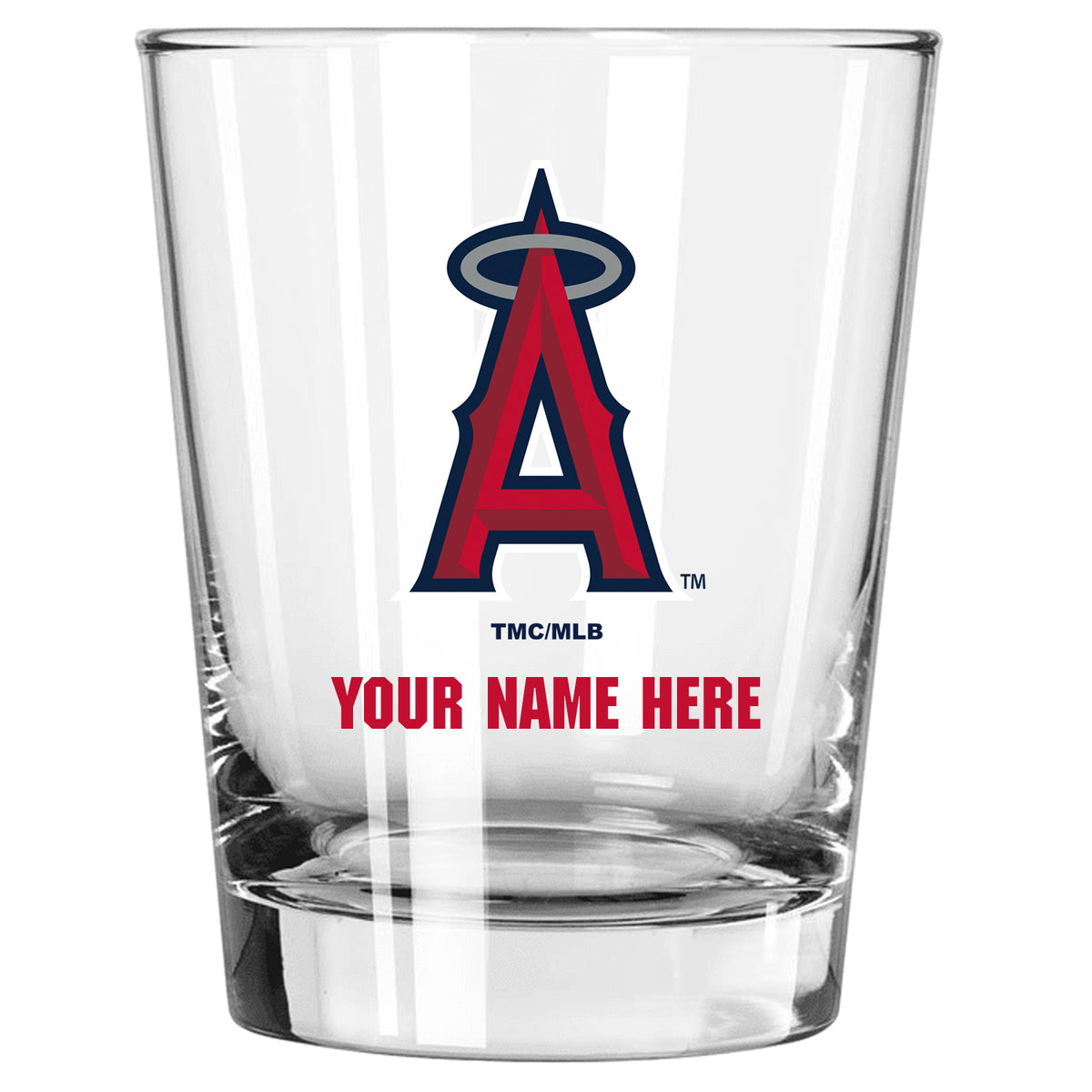 15oz Personalized Stemless Glass | Los Angeles Angels
