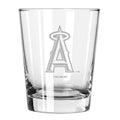15oz Double Old Fashion Etched Glass | Anaheim Angels AAN, CurrentProduct, Drinkware_category_All, Los Angeles Angels, MLB 194207262573 $13.49