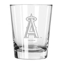 15oz Double Old Fashion Etched Glass | Anaheim Angels AAN, CurrentProduct, Drinkware_category_All, Los Angeles Angels, MLB 194207262573 $13.49