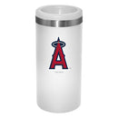 12oz White Slim Can Holder | Los Angeles Angels