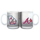 15oz White Mug State of Mind | Atlanta Braves
ABR, Atlanta Braves, MLB, OldProduct
The Memory Company