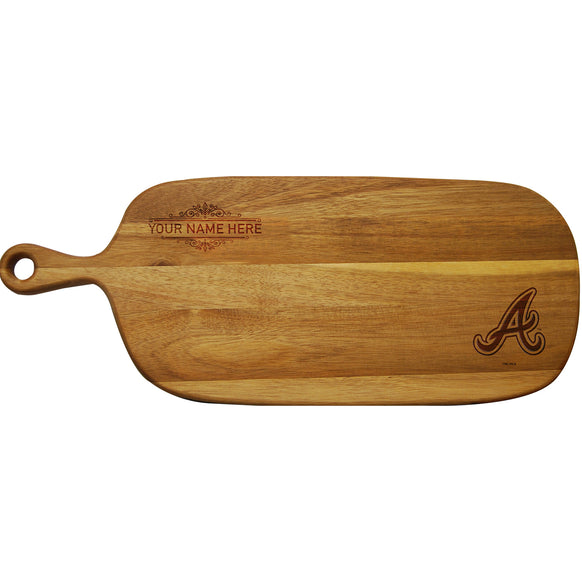 Personalized Acacia Paddle Cutting & Serving Board | Atlanta Braves
ABR, Atlanta Braves, CurrentProduct, Home&Office_category_All, Home&Office_category_Kitchen, MLB, Personalized_Personalized
The Memory Company