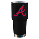 30oz Black Stainless Steel Tumbler | Atlanta Braves