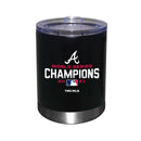 12oz  Black Stainless Steel Lowball | 2021 MLB World Series ABR, Atlanta Braves, C21, Drinkware_category_All, MLB  $28.5
