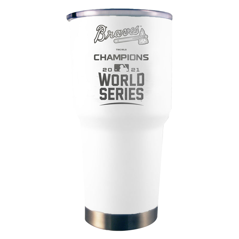 30oz  Etched White Stainless Steel Tumbler | 2021 MLB World Series
ABR, Atlanta Braves, C21, Drinkware_category_All, MLB
The Memory Company