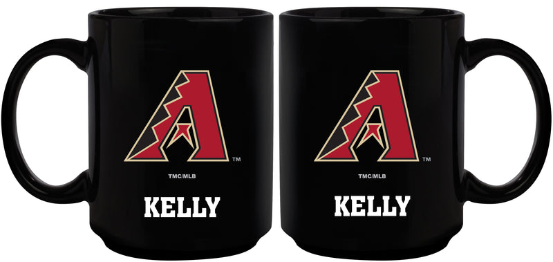 15oz Black Personalized Ceramic Mug | Arizona Diamondbacks ADB, Arizona Diamondbacks, CurrentProduct, Drinkware_category_All, Engraved, MLB, Personalized_Personalized 194207502150 $21.86