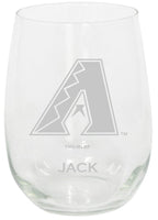 15oz Personalized Stemless Glass Tumbler | Arizona Diamondbacks
ADB, Arizona Diamondbacks, CurrentProduct, Custom Drinkware, Drinkware_category_All, Gift Ideas, MLB, Personalization, Personalized_Personalized
The Memory Company