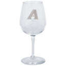 12.75oz Stemmed Wine Glass | Arizona Diamondbacks ADB, Arizona Diamondbacks, CurrentProduct, Drinkware_category_All, MLB 194207629383 $13.99