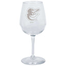 12.75oz Stemmed Wine Glass | Baltimore Orioles Baltimore Orioles, BOR, CurrentProduct, Drinkware_category_All, MLB 194207629390 $13.99