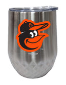 12oz Stainless Steel Stemless Diamond Tumbler | Baltimore Orioles Baltimore Orioles, BOR, CurrentProduct, Drinkware_category_All, MLB 888966672840 $28.49