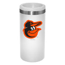 12oz White Slim Can Holder | Baltimore Orioles
