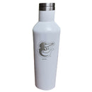 17oz White Etched Infinity Bottle | Baltimore Orioles
