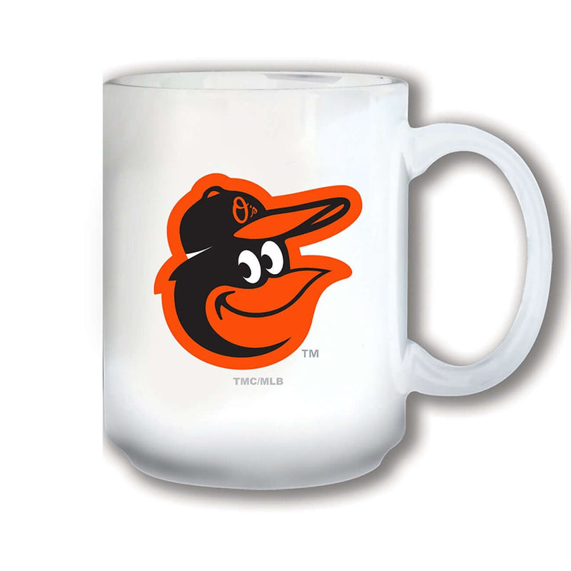 11oz White Ceramic MugOrioles Baltimore Orioles, BOR, MLB, OldProduct 888966779518 $9