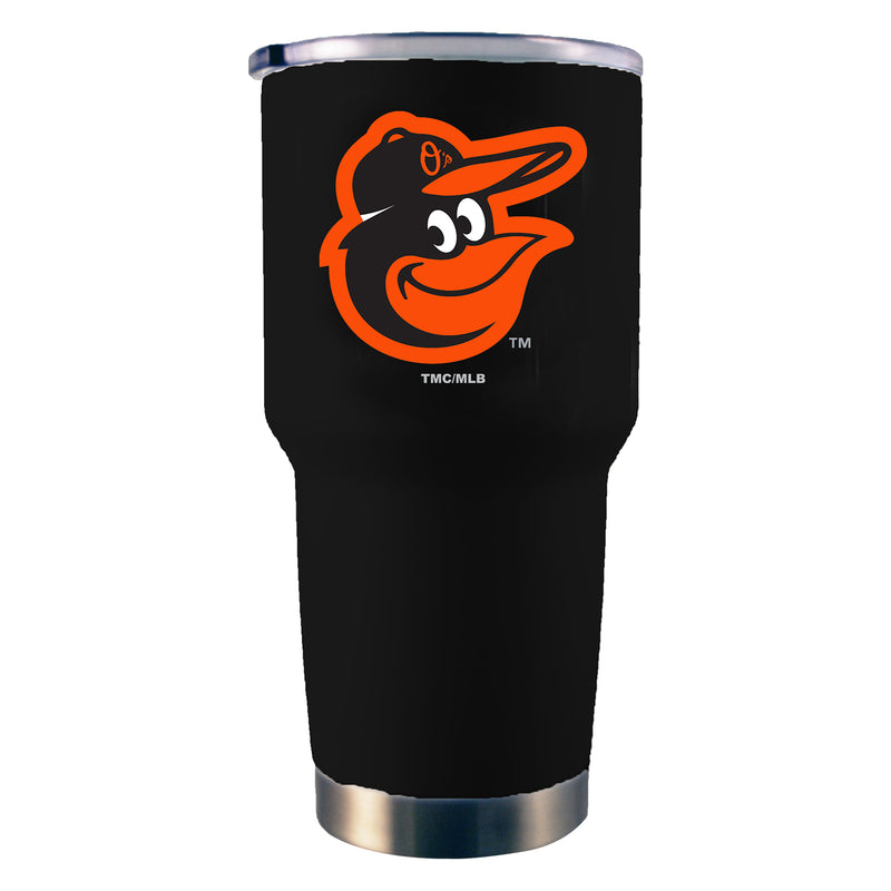 30oz Black Stainless Steel Tumbler | Baltimore Orioles