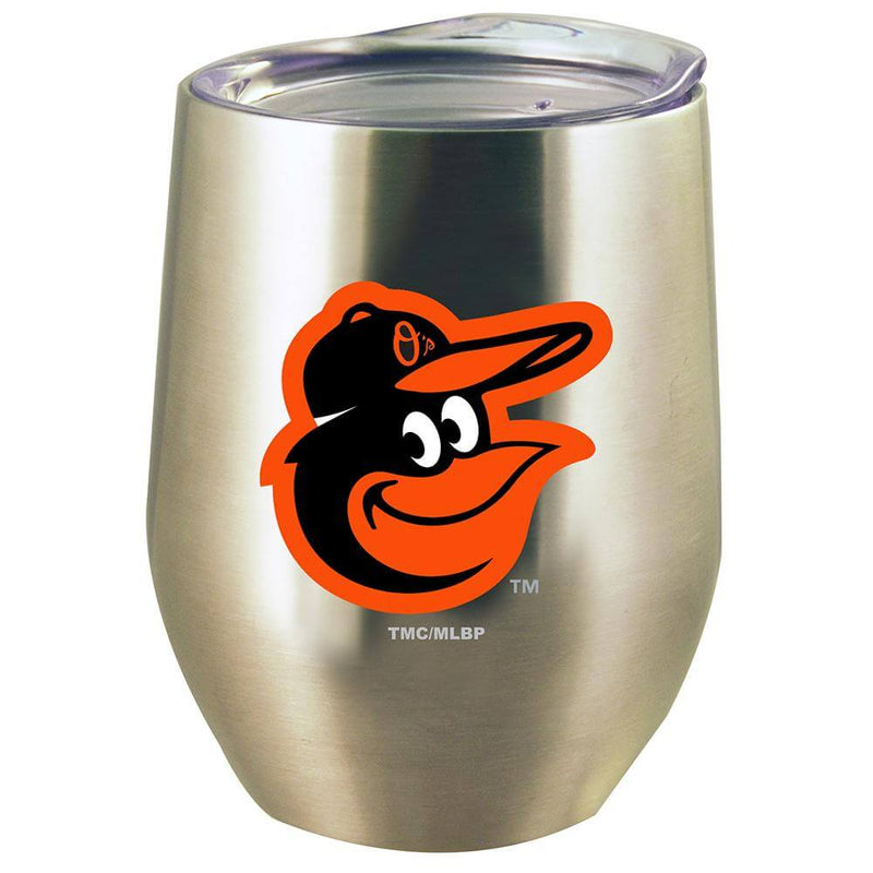 12oz Stainless Steel Stemless Tumbler w/Lid | Baltimore Orioles Baltimore Orioles, BOR, CurrentProduct, Drinkware_category_All, MLB 888966599482 $21.99