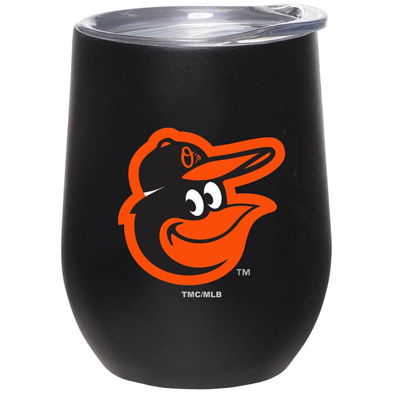 12oz Matte Stainless Steel Stemless Tumbler | Baltimore Orioles Baltimore Orioles, BOR, CurrentProduct, Drinkware_category_All, MLB 194207377017 $32.99