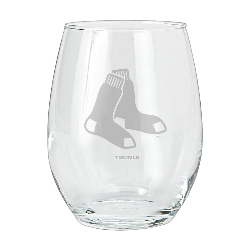 15oz Etched Stemless Tumbler | Boston Red Sox Boston Red Sox, BRS, CurrentProduct, Drinkware_category_All, MLB 194207265543 $12.49