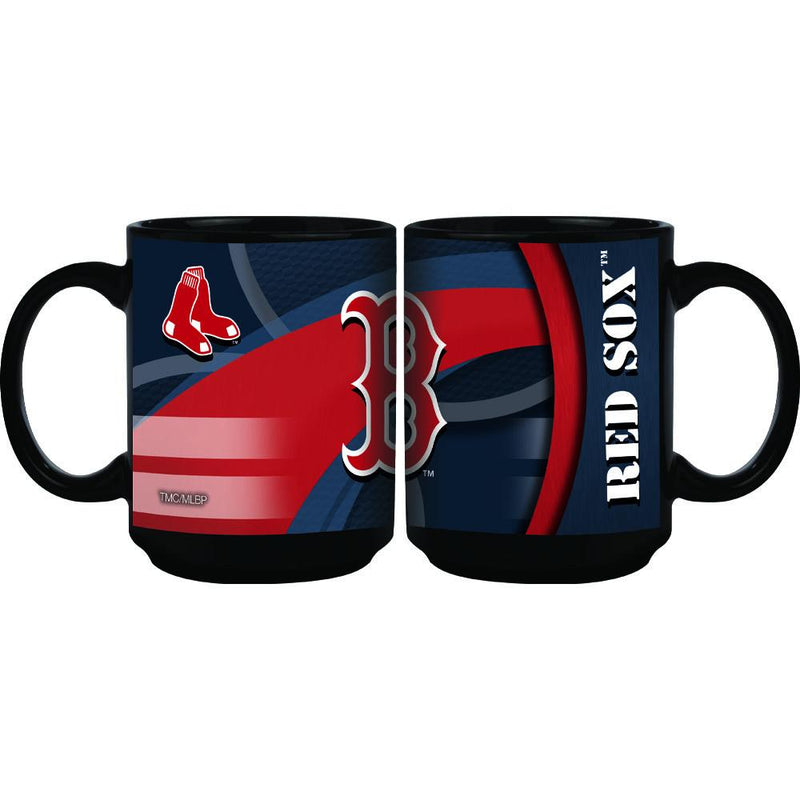15oz Black Carbon Fiber Mug | Boston Red Sox Boston Red Sox, BRS, MLB, OldProduct 687746359670 $13