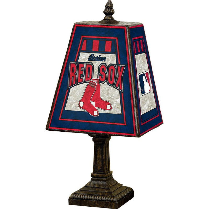 14 Inch Art Glass Table Lamb | Boston Red Sox Boston Red Sox, BRS, CurrentProduct, Home & Office_category_All, Home & Office_category_Lighting, MLB 687746978437 $98.99
