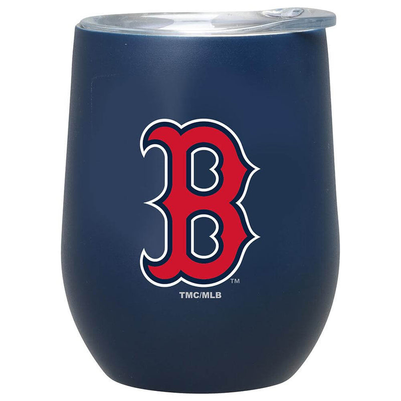 12oz Matte Stainless Steel Stemless Tumbler | Red Sox Boston Red Sox, BRS, CurrentProduct, Drinkware_category_All, MLB 194207377024 $32.99