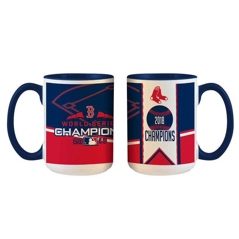 15oz Inner Color Mug World Series Champions | Boston Red Sox Boston Red Sox, BRS, C18, MLB, OldProduct 888966366442 $15