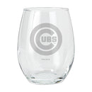 15oz Etched Stemless Tumbler | Chicago Cubs CCU, Chicago Cubs, CurrentProduct, Drinkware_category_All, MLB 194207265550 $12.49