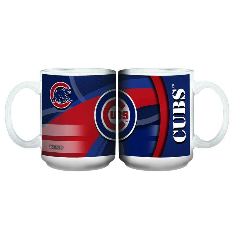 11oz White Carbon Fiber Mug | Chicago Cubs CCU, Chicago Cubs, MLB, OldProduct 687746359748 $10