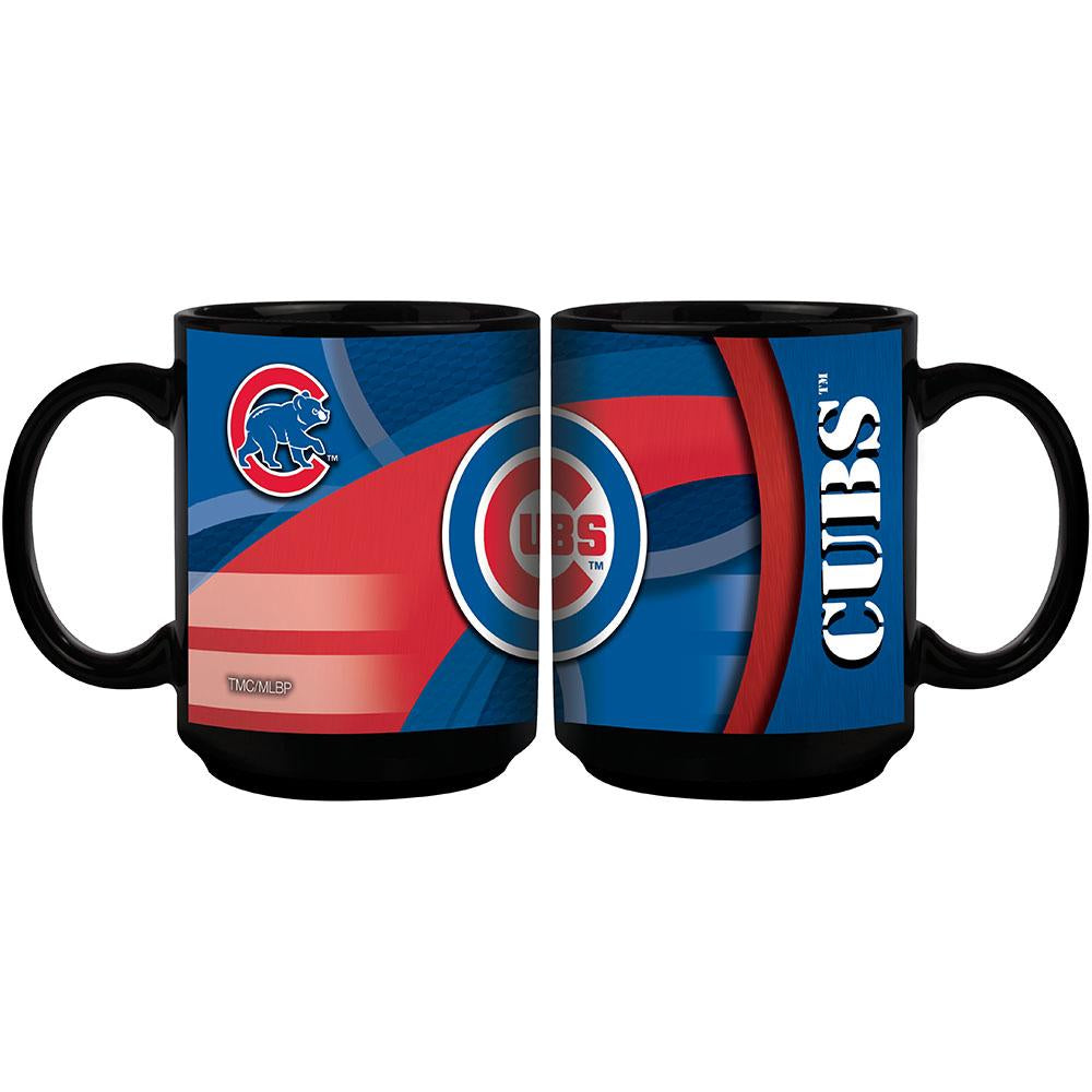 15oz Black Carbon Fiber Mug | Chicago Cubs CCU, Chicago Cubs, MLB, OldProduct 687746359779 $13