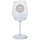 12.75oz Stemmed Wine Glass | Chicago Cubs CCU, Chicago Cubs, CurrentProduct, Drinkware_category_All, MLB 194207629413 $13.99