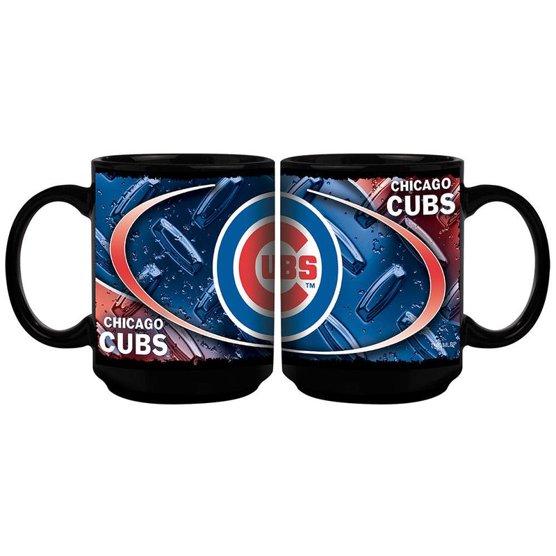 15oz Black Diamond Plate Mug | Chicago Cubs CCU, Chicago Cubs, MLB, OldProduct 687746136806 $13